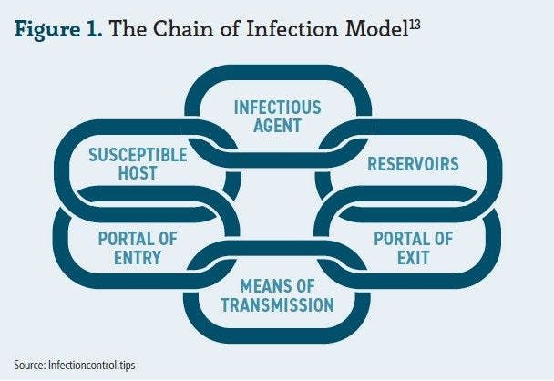 Chain of infection model