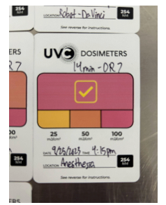 Dosimeter Card  (Source: OhmniLabs)