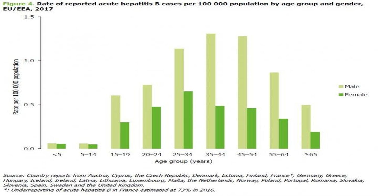 Chronic Hepatitis B Infections on the Rise in Europe Since 2008 