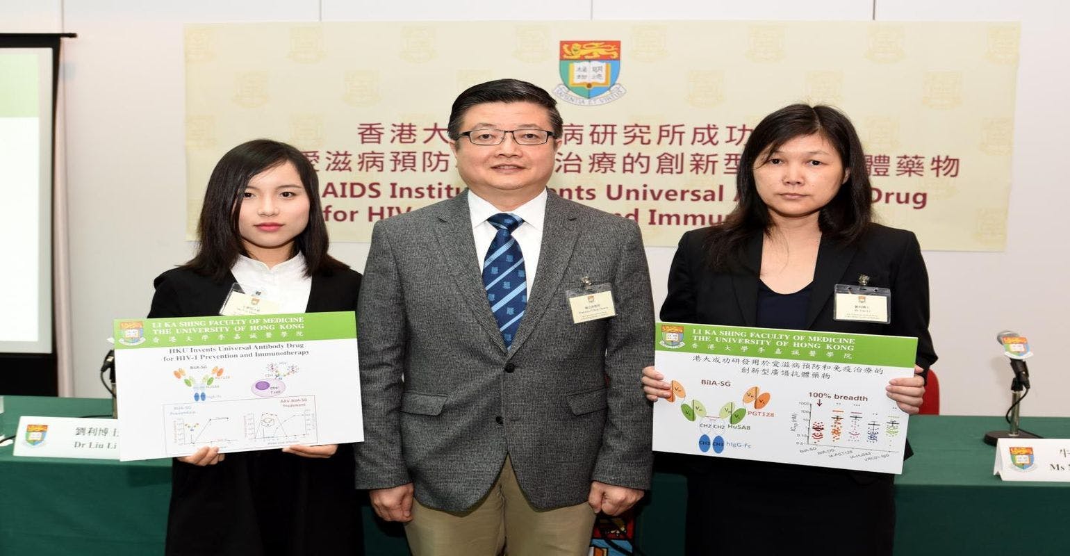 HKU AIDS Institute Engineers Universal Antibody Drug for HIV-1 Prevention and Immunotherapy