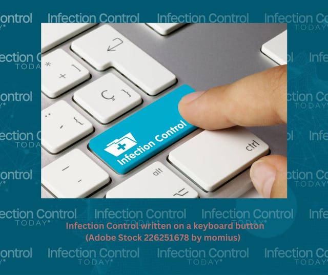 Infection Control written on a keyboard button   (Adobe Stock 226251678 by momius)