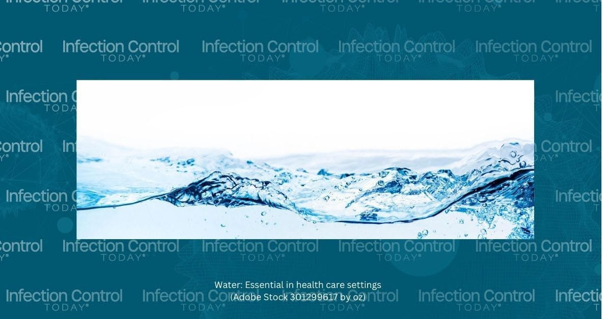 Water is essential in health care settings.  (Adobe Stock 301299617 by oz)