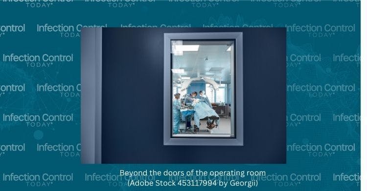 Beyond the doors of the operating room.   (Adobe Stock 453117994 by Georgii) 
