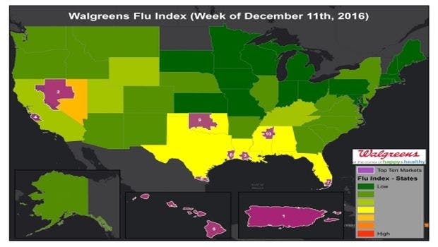 Walgreens Launches 2016-17 Flu Index