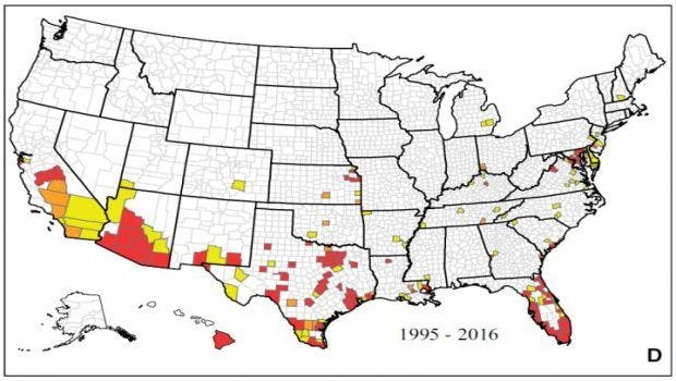 Researchers Map by County the Mosquitoes That Transmit Zika and Dengue