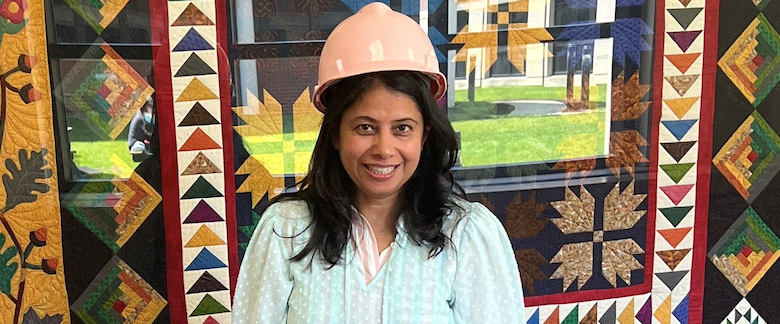 Mona Shah, MPH, CIC, FAPIC, Construction infection preventionist (Photo courtesy of Mona Shah)