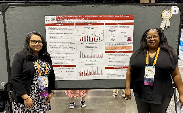 Melissa Palter, LVN, CIC, T-CHEST; and Rishwa Patel, MPH, CIC    (Photo courtesy of author.) 