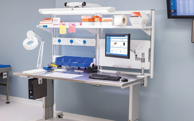 The AMSCO Prep & Pack Table  (Photo credit: Steris Healthcare)