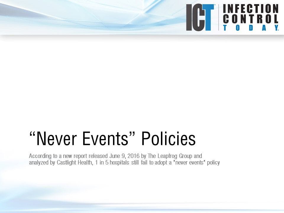 Slide Show: 'Never Events' Policies