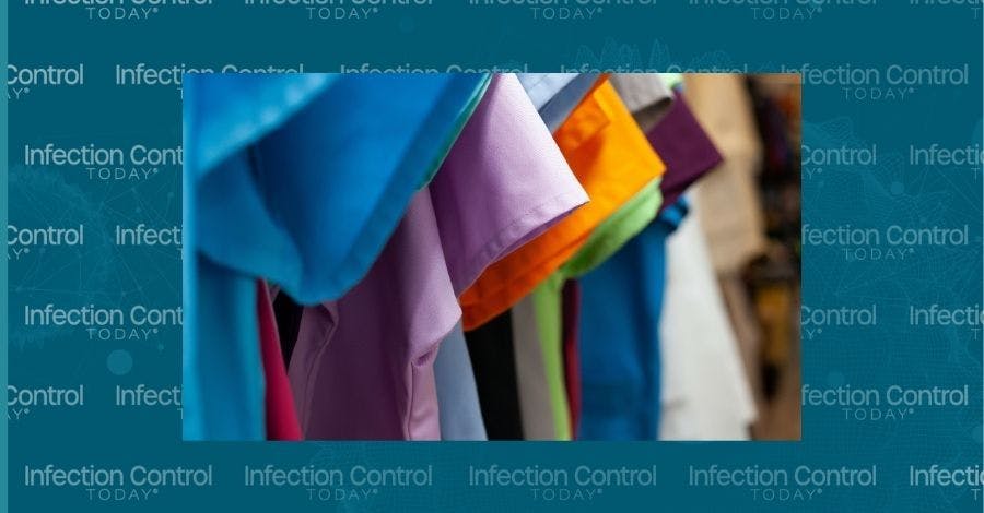 Hanging scrubs in many colors  (Adobe Stock by Jesse 344038847)